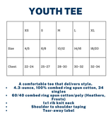 Hermantown HYB Youth Tee DT6000Y Curved Frost Gray