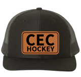 CEC Hockey Leather Patch Hat