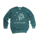 Lion's Hope Crew Sweatshirt Blue Spruce 1566