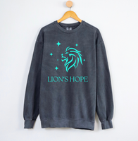 Lion's Hope Crew Sweatshirt Pepper 1566