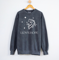 Lion's Hope Crew Sweatshirt Pepper 1566