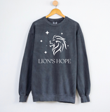 Lion's Hope Crew Sweatshirt Pepper 1566