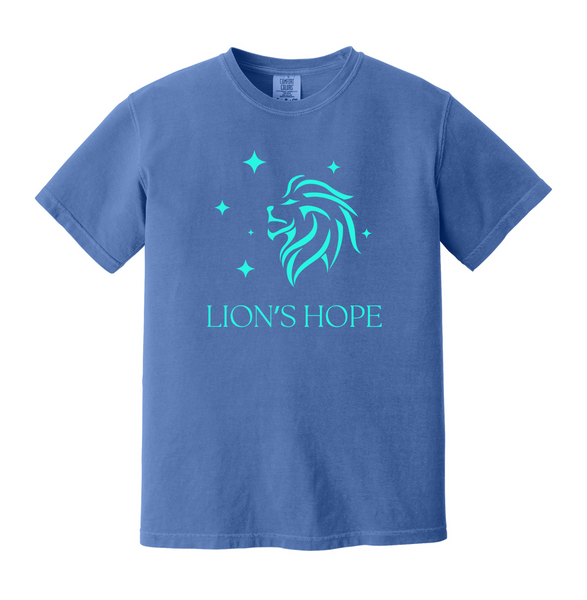 Lion's Hope Youth Crew T-Shirt Flo Blue 9018