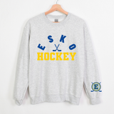 Esko Hockey Adult Sweatshirt 18000 Ash Grey Curved