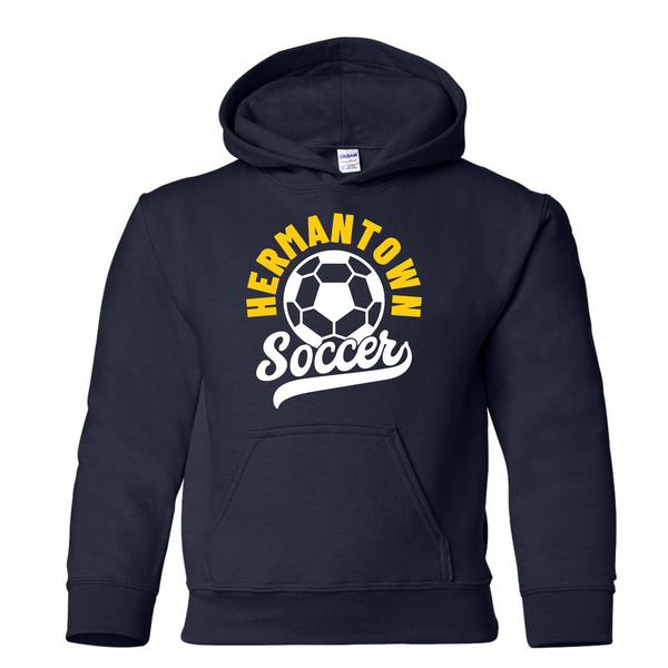 Hermantown Soccer Youth Hoodie 18500B