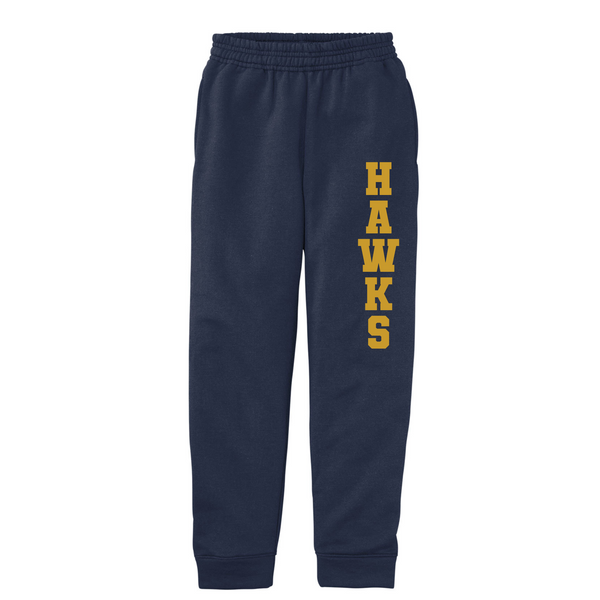 HYB Youth Joggers Hawks PC78YJ Navy
