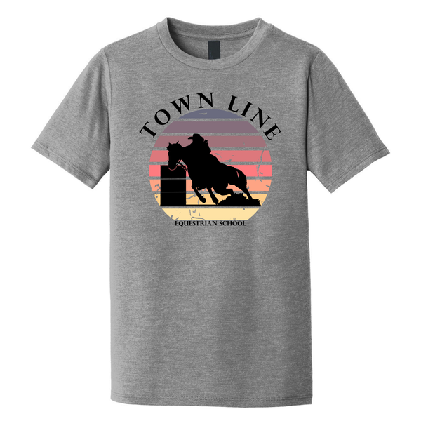 Town Line Youth Tee Grey Frost Sunset