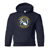 HYB Youth Hoodie 18500 Navy New Logo