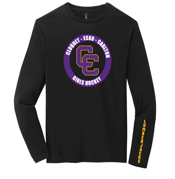 CEC Adult Long Sleeve Tee DT6200 Girls Hockey