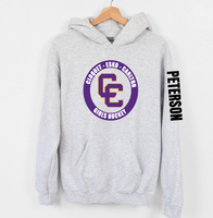CEC Girls Hockey Youth Hoodie PC90YH Ash