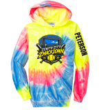 Zenith City Tournament Adult Hoodie PC146 Tie Dye Neon