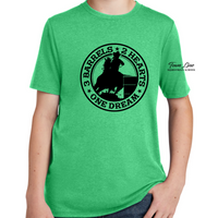 Town Line Youth Tee DT139Y Frost Green One Dream Logo