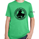 Town Line Youth Tee DT139Y Frost Green One Dream Logo