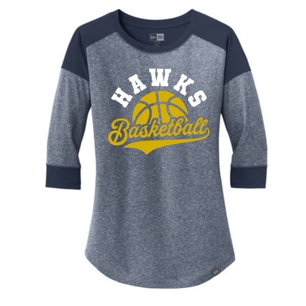 HYB Women's Raglan 3/4 Sleeve