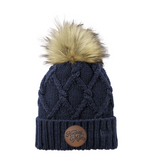 Fund A Hawk Chunky Knit Beanie Hockey Mom