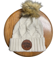 Varsity Chunky Knit Beanie Hockey Mom