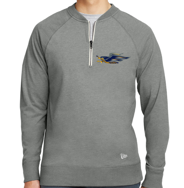 Fund A Hawk ADULT Hermantown Hockey New Era 1/2 Zip NEA123