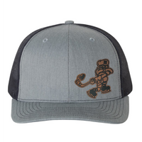 Fund A Hawk Retro Leather Patch Hat