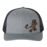 Fund A Hawk HAWKS Retro Leather Patch Hat