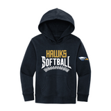 Hermantown Softball Youth Hoodie DT6100Y Navy