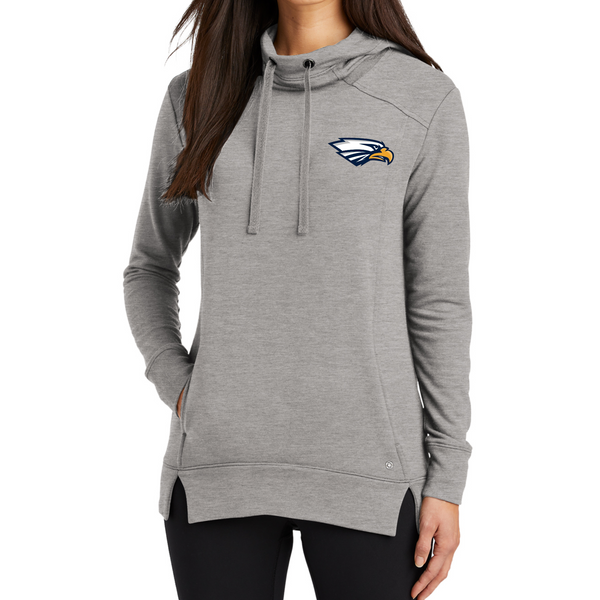 Hermantown Softball Ladies Cowl Neck Hoodie LOG810