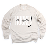 Hockey Mom Crew Sweatshirt - Heather Dust