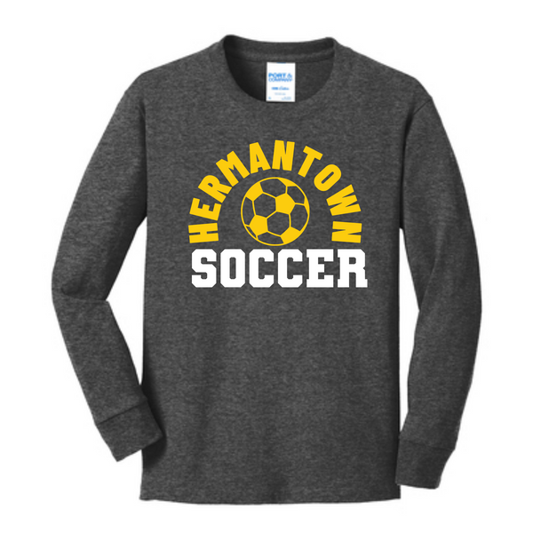 Hermantown Soccer Youth Long Sleeve Tee