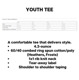 Hermantown Volleyball Youth Curved Tee DT6000Y