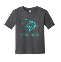 Lion's Hope Toddler Crew T-Shirt Dark Gray RS3321