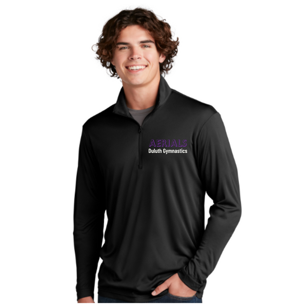 Duluth Aerials Unisex 1/4 Zip ST357 Black