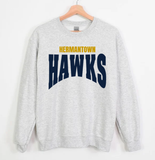 Hermantown Softball Adult Sweatshirt 18000/18500 Two Tone
