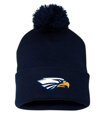 Hermantown Softball Pom Beanie