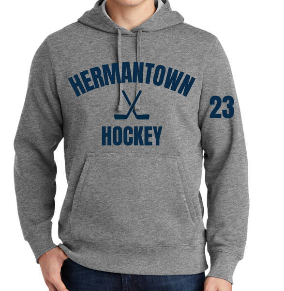 Varsity Hockey TALL Hoodie Hawks Sticks TST54