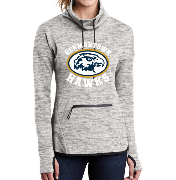 PTO Cowl Neck Women's Full Logo Sweatshirt LST280