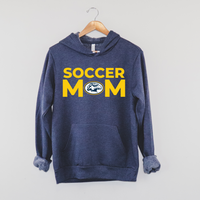 Hermantown Soccer Mom Adult Hooded Sweatshirt Bella