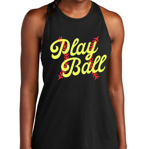 Softball Adult Racerback Tank LST402