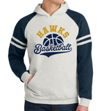 HYB Hawks Raglan Adult Hoodie 97CR Navy