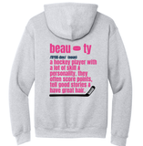 Beauty Battle Youth Hoodie PC90YH Ash