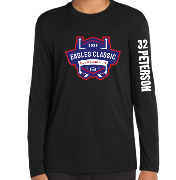 Eagles Classic Youth Long Sleeve Tee YST350LS