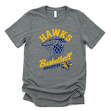 HYB Adult Tee DM108 Frost Gray Hoop