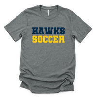 Hawks Soccer Adult Tee 3001