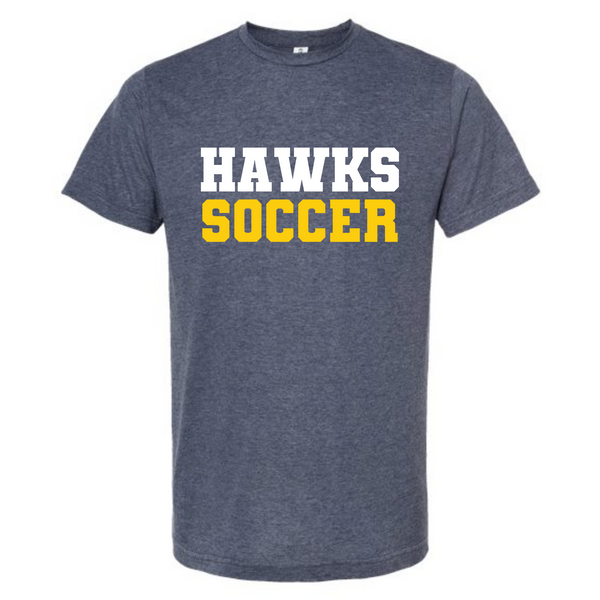 Hawks Soccer Adult Tee 3001