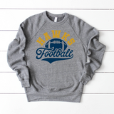 Football Adult Crew Sweatshirt Bella Curved