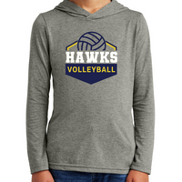 Hermantown Volleyball Youth Long Sleeve Tee w/ Hood DT139Y