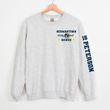 Hermantown Volleyball Personalized Sweatshirt Ash Grey Adult