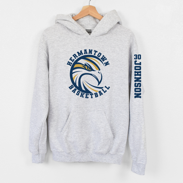 HYB Hawks Youth Hoodie PC90YH Ash
