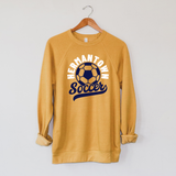 Hermantown Soccer Adult Crew Sweatshirt Bella