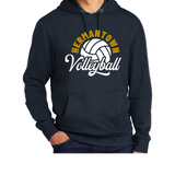 Hermantown Volleyball District Hoodie Unisex Curved Cursive