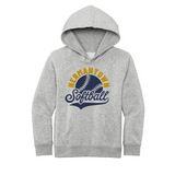 Hermantown Softball Youth Hoodie Curved DT6100Y