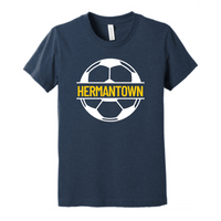 Hermantown Soccer Youth Tee 3001Y Ball